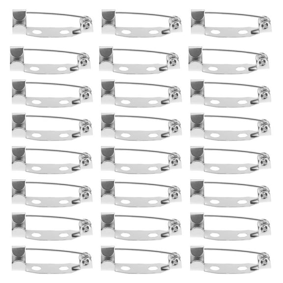 WAXIAYU Locking Pin Backs Safety Clasp Brooch Badge Bar Pins 50pcs