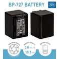 thumbnail image 4 of Batería BM Premium BP-727 para Videocámaras Canon Vixia, 4 of 4
