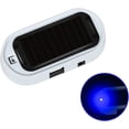 thumbnail image 1 of Alarma LED para coche, alarma solar para coche, luz de advertencia antirrobo, sistema antirrobo solar, luz intermitente, alarma LED para coche, azul, 1 of 5