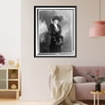 thumbnail image 3 of Historic Framed Print, [Florence H. Marshall, three-quarter length portrait, standing, facing front holding fur muff], 17-7/8" x 21-7/8", 3 of 9
