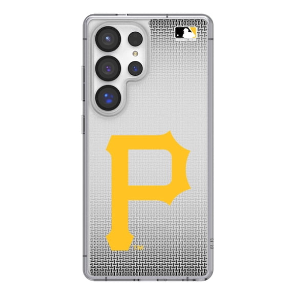 Pittsburgh Pirates Linen Logo Galaxy Clear Case