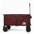 thumbnail image 2 of Maxwell Chariot de Camping Pliant avec Roues Plus Silencieuses, Vin, 2 of 6