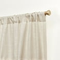 thumbnail image 6 of Nicole Miller New York Dunbar Light Filtering Rod Pocket Curtain Panels, 50"x84", Natural, Set of 2, 6 of 7