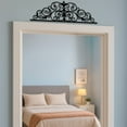 thumbnail image 5 of 1PCS Art Deco Metal Iris Scroll Wall Hanging Must-Have Indoor Decor 20-inch, 5 of 5
