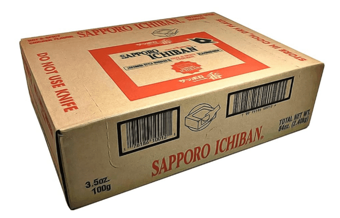 Sapporo Ichiban Ramen Noodles Hot and Spicy Chicken Flavor Japanese Instant Noodles 24 Pack X 3.5 Oz