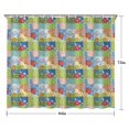 thumbnail image 5 of Pioneer Flower Floral Print Pattern Shower Curtain 84"x72", Bathroom Decorative Shower Curtain Set with 12 Hooks, Waterproof Washable, 5 of 6
