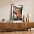 thumbnail image 2 of Trastevere Residential - Rome Lazio Italy Photography Black Framed Wall Art Print 16 x 20 inches, 2 of 8