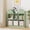 Green, variant on Bookshelf and Storage Organizer, Grey, 4 Book Racks and 6 Open Cubbies, Castle Design Bookcase Chest Box for Playroom, Preschool
