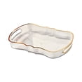 thumbnail image 2 of TISHITA Serving Tray Vanity Tray Serving Plate Nordic Desk Organizer Jewelry Storage Tray Cafe Cafeteria Tray for Farmhouse White M, 2 of 8