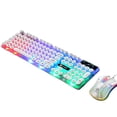 thumbnail image 2 of Keyboardand Mouse Set,Keyboard Mouse Combo Punk Keyboardand Mouse Wired Keyboard Set Enhanced Durability, 2 of 7