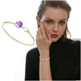 thumbnail image 1 of Up to 65% Off Fashion Simp le and Versatile Round Multicolor Fish Scales Bracelet Necklace Rings Earring Jewelry on Clearance, 1 of 2
