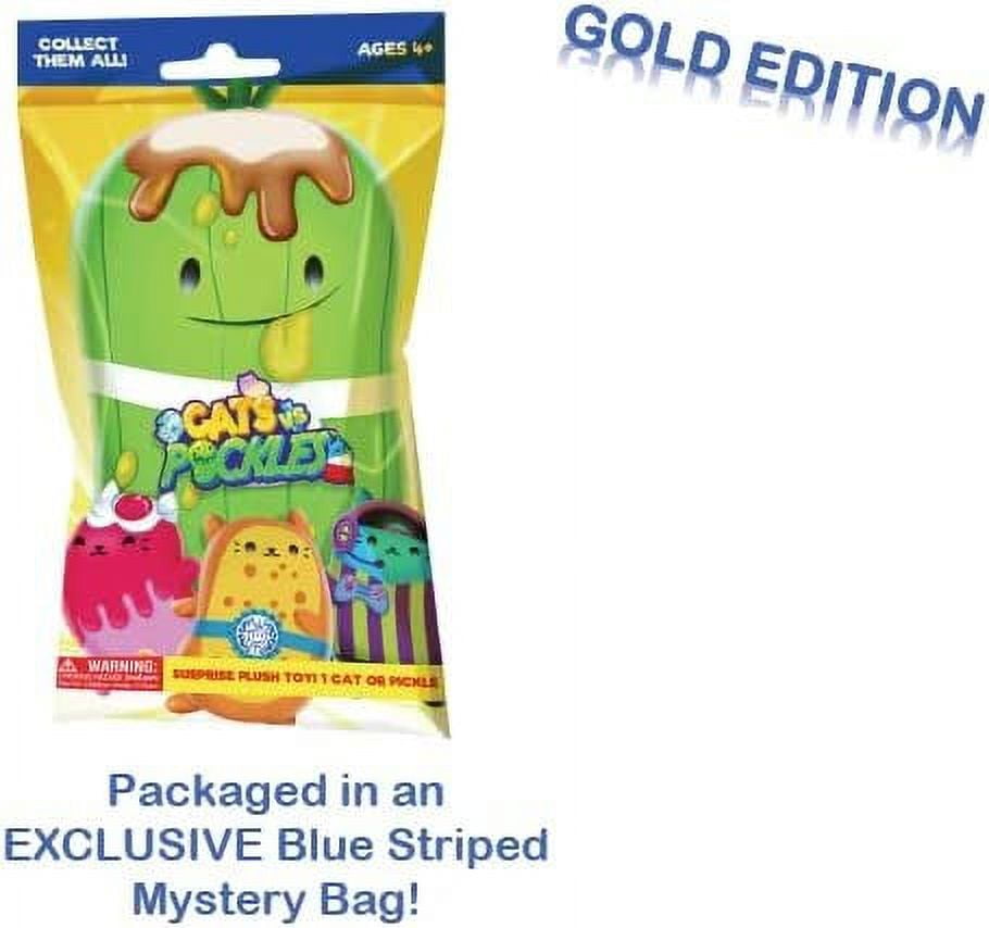 Cats vs Pickles - Mystery Bags - 4" - 12pk Limited Exclusive Release Set - Gold Wave - Bean Filled Plushies!