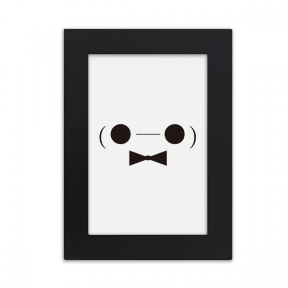 Figurine Visage Adorable Baymax Cadre Photo de Bureau Exposition d'Art Peinture