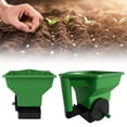 thumbnail image 6 of Hand-powered Spreader Easy Crank Design for Grass Seed Fertilizer Salt (Green), 6 of 13