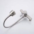 thumbnail image 5 of Stainless Steel Wall Mounted Faucet Kitchen Wall 360° Rotatable Single Handle Mixer Tap Cold Water Mixer Tap, 5 of 5