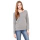 thumbnail image 1 of Sudadera de mujer con cuello ancho y forro polar GRIS TRIBLEND L Bella + Lienzo 7501, 1 of 1
