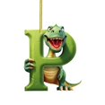 thumbnail image 1 of Ganfancp Inglés 26 Letras Flying Baby Pequeño Colgante Acrílico Plano Colgante Coche Decoración Del Hogar Colgante Liquidación 1X Amuleto Dinosaurio + 1X Cuerda Redonda Amarilla, 1 of 1