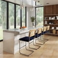 thumbnail image 3 of Pemberly Row Modern Counter Height Stools (Set of 2) in Sapphire, 3 of 6
