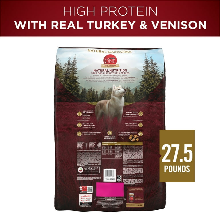 Free Shipping! Purina ONE Dry Dog Food for Adult Dogs, High