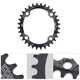 thumbnail image 4 of 1 Anillo de Cadena, Plato Ovalado de Bicicleta Multifuncional para Accesorio de Bicicleta BCD de 104 mm(34T) Unbranded TJ03448-02, 4 of 6