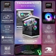 thumbnail image 3 of iBUYPOWER Y40 Gaming PC Desktop, AMD Ryzen 9 9900X, AMD RX 9070XT 16GB, 32GB DDR5 RAM, 1TB NVMe SSD, Y40WA9R97XT01, 3 of 17