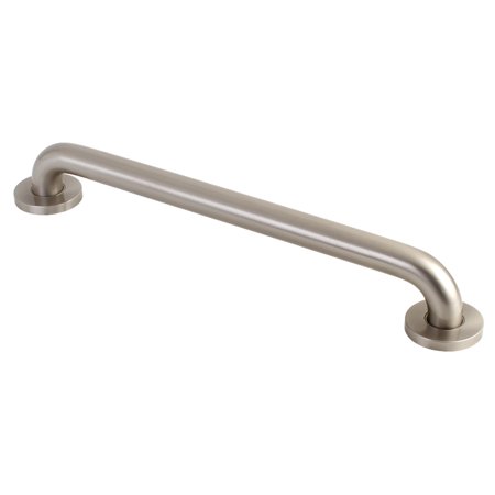 Kingston Brass DR514188 Meridian 18" Decorative ADA Grab Bar, Brushed Nickel