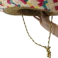 thumbnail image 3 of Hsqqdc Adult Woven Straw Sombrero, Wide Brim Mexican Hat for Outdoor Events, 3 of 7