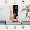 thumbnail image 4 of Coconut Aroma Diffuser 100ml - Reed Diffuser - Room Fragrance - Home Fragrance - Air Freshener - Coconut Scented Diffuser, 4 of 8