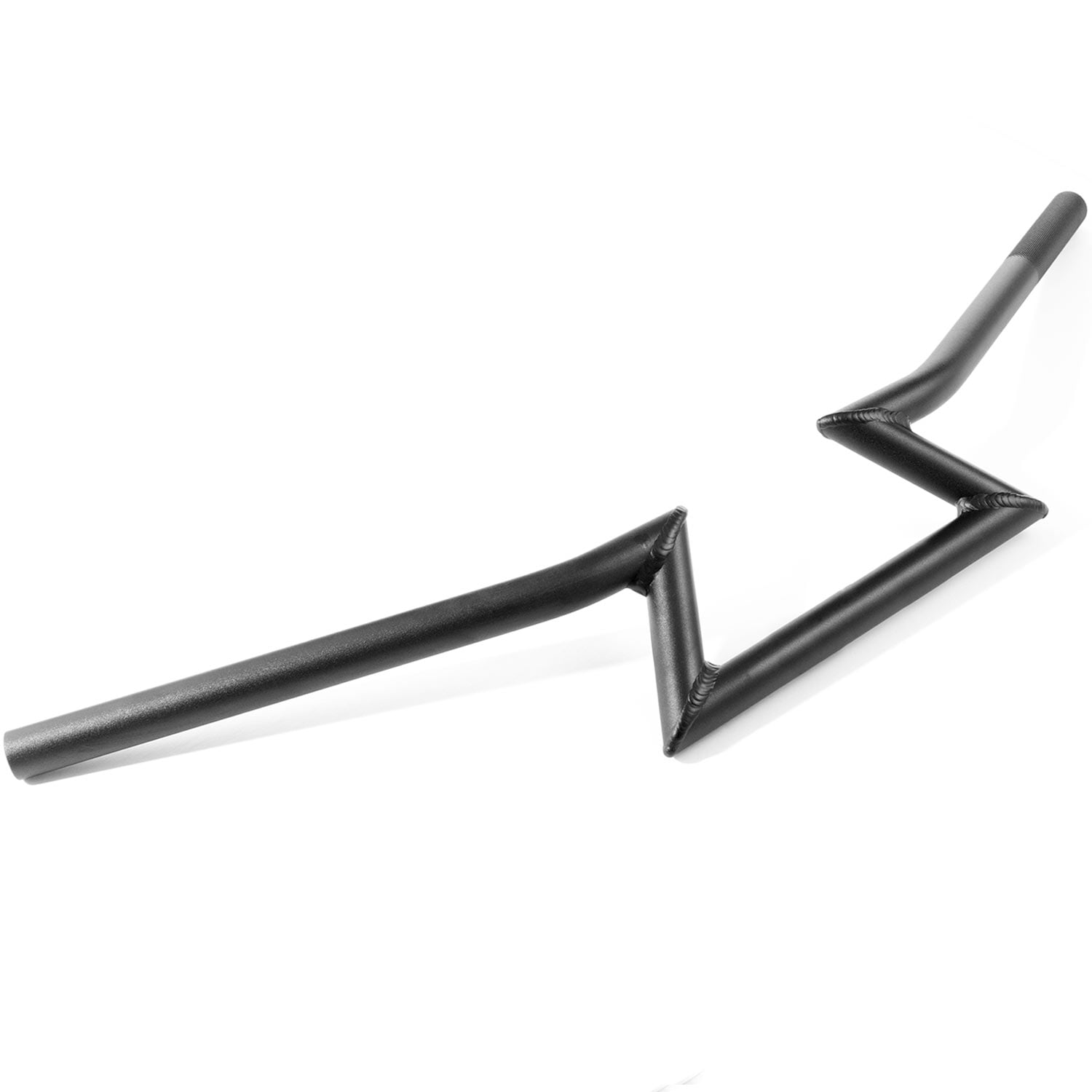 Krator Motorcycle 7/8" Inch Handlebars Zed Bar Black Compatible with Cafe Racers Cruisers Harleys Yamaha YZ 60 80 85 100 125 250 450 800 Big Wheel