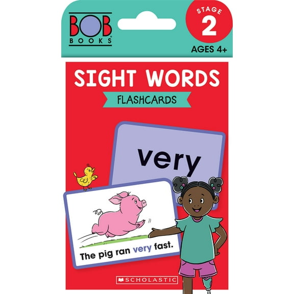 Bob Books Bob Books - Sight Words Flashcards Phonics, Ages 4 and Up, Kindergarten (Stage 2: Emerging Reader), (Paperback)