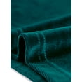 thumbnail image 5 of DARING DIVA Women's Ruffle Collar Shirt Velvet Tops Blouse S Blue Green, 5 of 6
