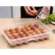 thumbnail image 5 of 34 Grid Egg Storage Box Food Container Egg Refrigerator Storage Box Household Kitchen Transparent Box Egg Box Shelf Ormromra WRMH-617, 5 of 6