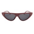 thumbnail image 4 of de Sol Estilo Ojos de Gato Proteccción 400 Lente Colorido Marco Plástico Vintaje Regalo para Mujer Moda Lente gris de marco Macarena Gafas de sol del ojo de gato de las mujeres, 4 of 5