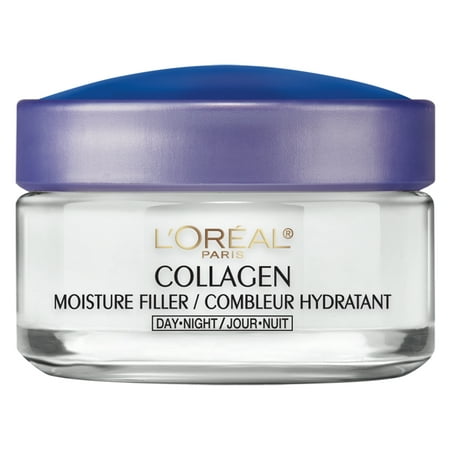 L'Oreal Paris Collagen Moisture Filler Facial Day Night Cream, 1.7 (Best Wrinkle Filler On The Market)