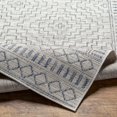 thumbnail image 5 of Hauteloom Kabala Living Room, Bedroom Patio Outdoor Area Rug - Bohemian, Transitional - Cream, Navy - 6'7" x 9', 5 of 6