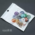 thumbnail image 5 of K-KED 30pcs 18mm Natural Mixed Gem Ping An Safety Buckle Deviation Round Bead Big Hole-Amethyst, 5 of 9