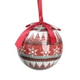 thumbnail image 2 of Loyerfyivos Holiday Ball Ornament Tree Ornament, 2.8 Inch Multi-style Holiday Light Bulb Ornament Holiday Tree Ornament Tree Dress Family Party Holiday Ornament, 2 of 9