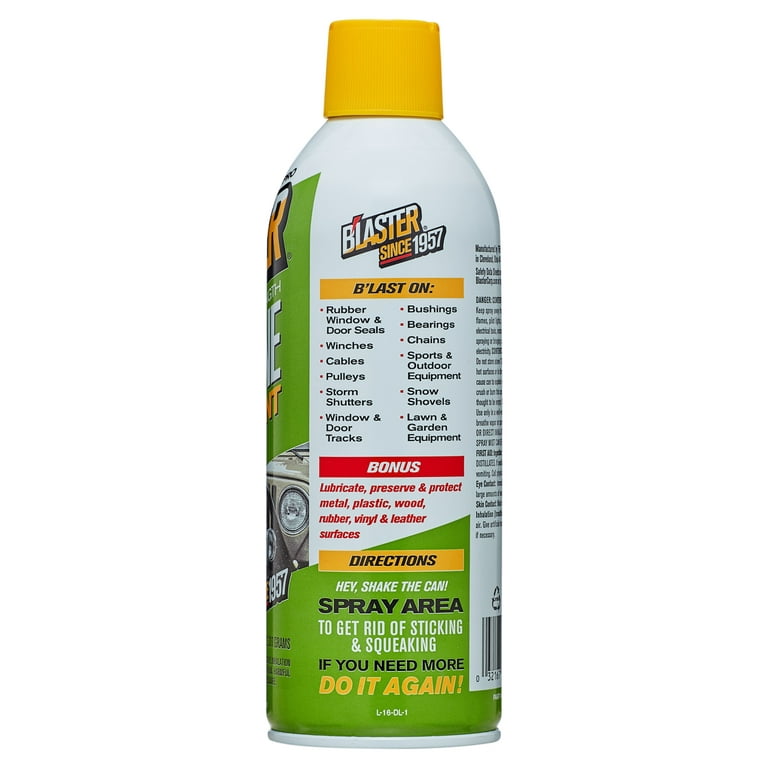 Blaster 9.3 oz. Premium Silicone Garage Door Lubricant Spray (Pack of 12)  32167900251