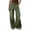 Army Green, variant on Summer Jeans for Womens Casual Vintage Flat Button Zipper Denim Pants Loose Fit Wide Leg Trousers