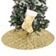 thumbnail image 2 of Falda del árbol de Navidad del copo de nieve -120 cm Faldas grandes del árbol de Navidad con calcetín de Feliz Navidad para la fiesta de Feliz Año Nuevo Decoraciones navideñas Adornos Ofspeizc 221148-1, 2 of 6