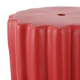 thumbnail image 4 of SAFAVIEH Tulett 18" Modern Solid Ceramic Garden Stool, Bright Red, 4 of 7