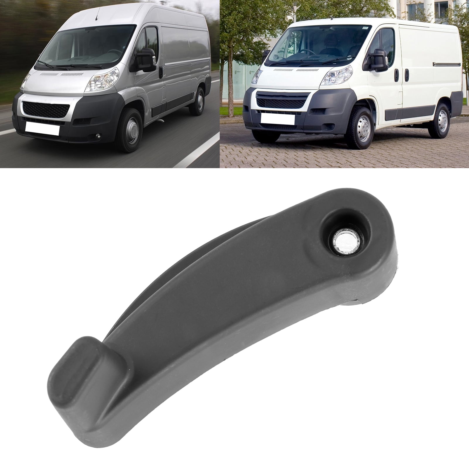Left Rear Interior Door Handle For Fiat Ducato III (2006-2024) – Dark Grey – Vinciann