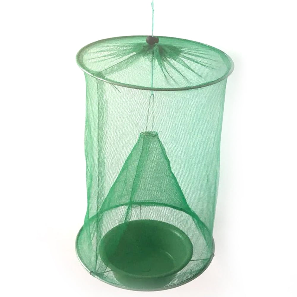 5 Pack Fly Traps Outdoor, Ranch Fly Traps Fly Catcher Cage for Indoor or Outdoor Family Farms, Park, Restaurants