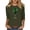 Army Green T Shirts for Women, variant on Yxbdin Womens St Patricks Day T Shirts 3/4 Sleeve Hat Wine Glass Graphic Tees Holiday Crew Neck Shirt Irish Shamrock Tops Black L