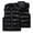 Black, variant on Aimik Couples Winter Shiny Coat Down Cotton Waistcoat Warm Vest Sleeveless Parkas