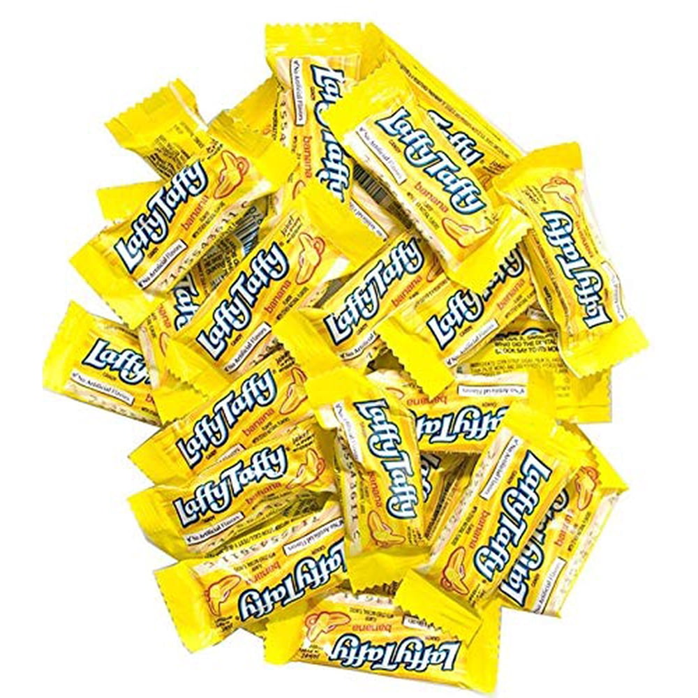 Wonka Laffy Taffy , Banana Flavored, 300 Count
