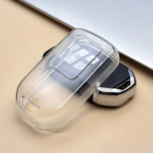 Car Key Fob Cover Case Protector Transparent For Honda Key Fob Cover for Accord Civic 10th Gen Odyssey & More