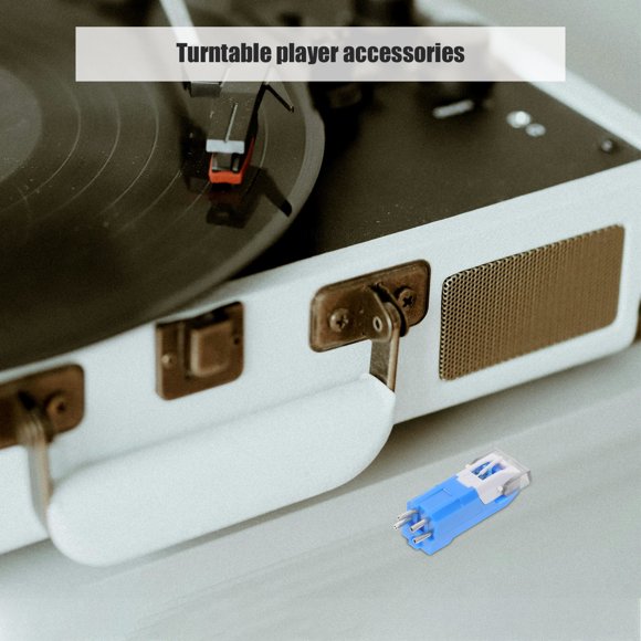 UPOUART Stylus for Record Player Sapphire Needle Replacement Blue 1Pack