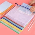 thumbnail image 5 of 3PCS Mesh Document Bag,A4 Zipper File Bags,Transparent Mesh Pencil Case,Large-Capacity Storage Pencil Bag,Nylon File Pouch,Multipurpose for Travel,Board Game,Puzzles,Office,And Home Organize, 5 of 9