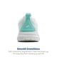 thumbnail image 3 of Zapatillas de running Brooks Trace 4 para mujer blancas talla 10.5, 3 of 6